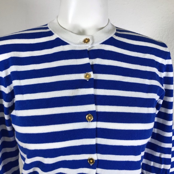 J. Crew Striped Jackie Cardigan - Picture 2 of 9